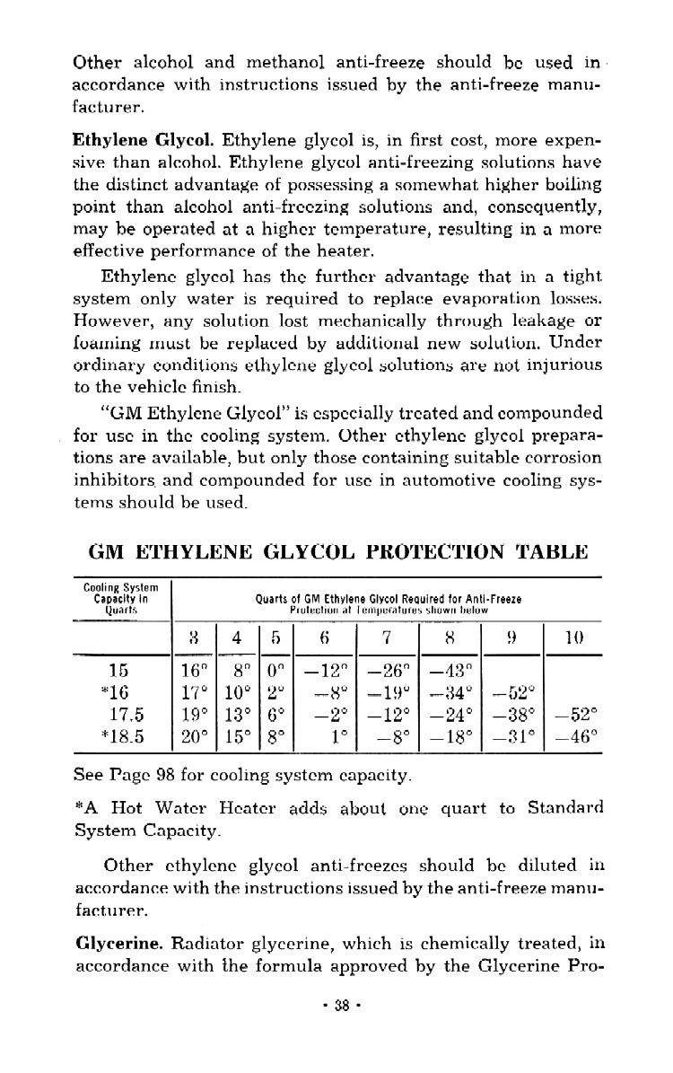 1952 Chevrolet Trucks Operators Manual Page 65